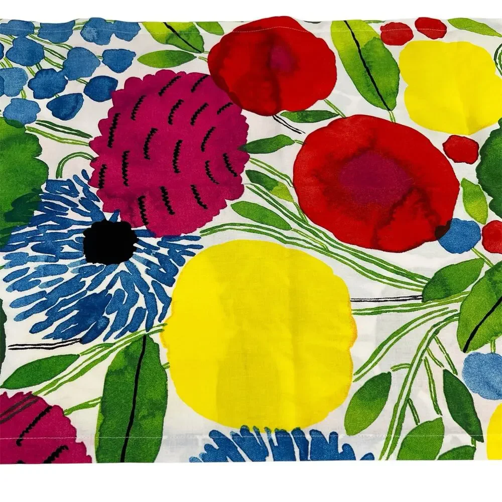 Marimekko floral colorful table running